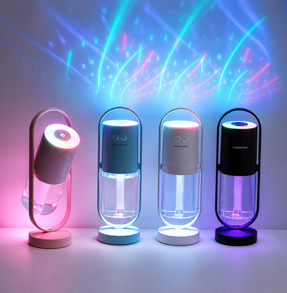 Humidificador con Proyector de Auroras